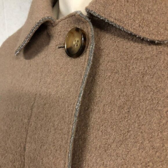 NWT Cinzia Rocca Due Boiled Wool blend Jacket Coat US 10 - Picture 3 of 11